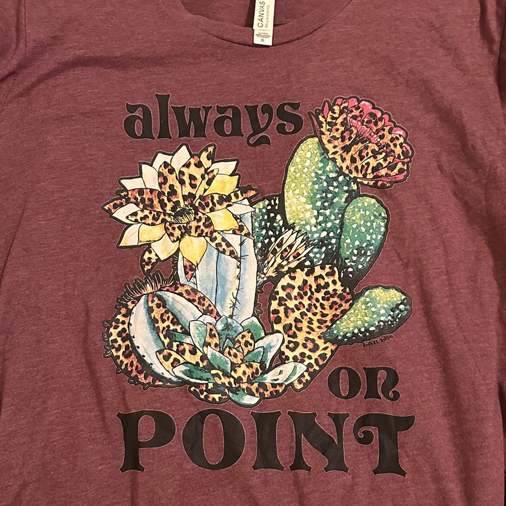 Bella Canvas Burgundy Tee